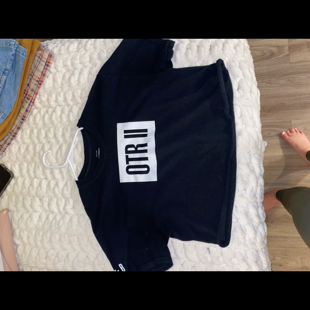 Beyoncé On the Run Tour crop tee